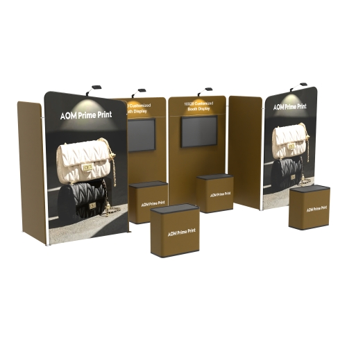 10x20 Custom Waveline Trade Show Display 06