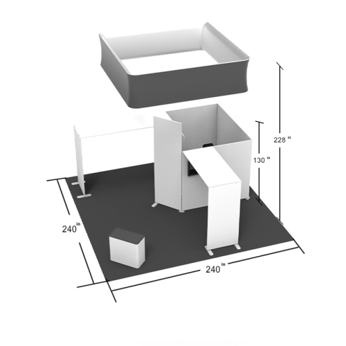 20x20 Custom Waveline Trade Show Display 02