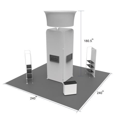 20x20 Custom Waveline Trade Show Display 05