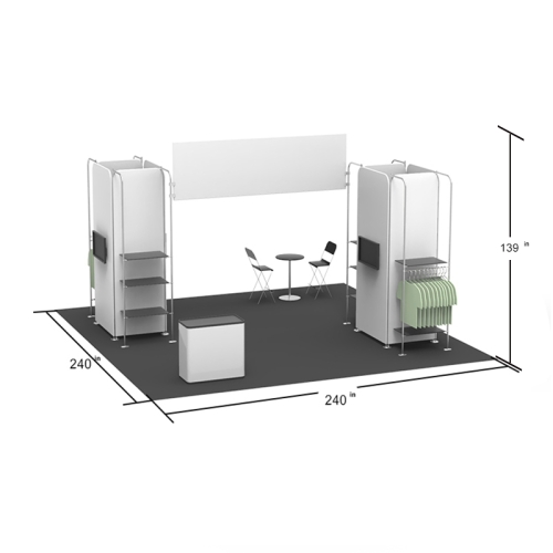 20x20 Custom Waveline Trade Show Display 06